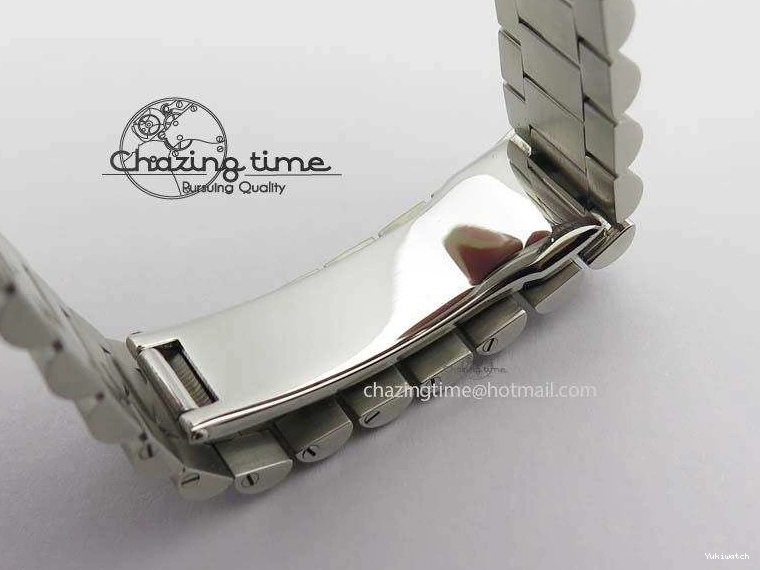 1:1 Bracelet Day-Date Dial Ice Noob Edition A3255 40mm SS on 228206 SS Textured Blue Best 0405